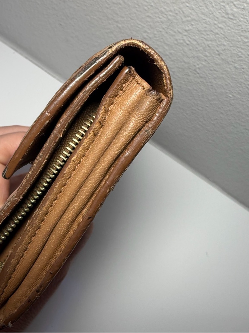 Bottega Veneta Woven Leather Snap Wallet in Tan (fair) - Picture 4 of 13